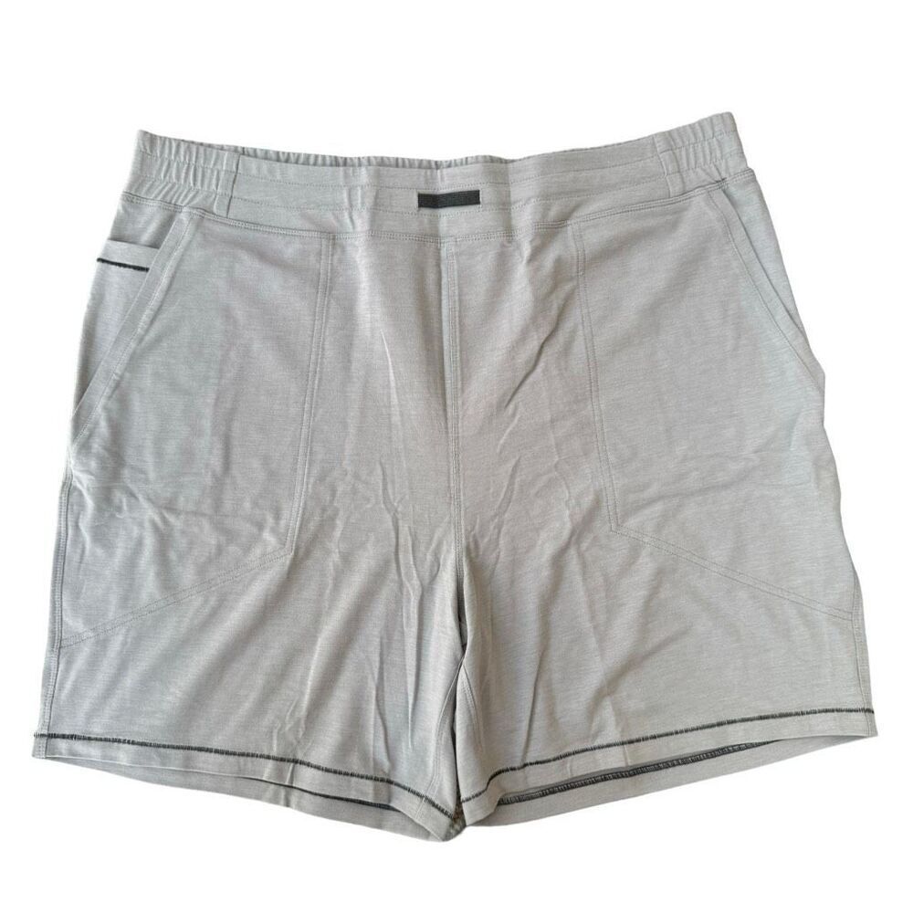 Lunya Lahgo Men’s light Gray Cotton blend shorts - Loungewear size XL New